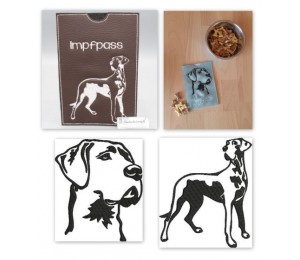 Stickdatei - Deutsche Dogge Silhouette